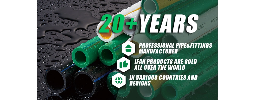 Ifan Customized 20-63mm Plumbing Material Pprc Tube Pn25 Aluminum Plastic PPR Pipe