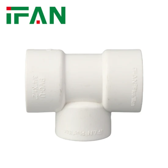 Ifanplus Großhandel UPVC-Material PVC Sch40 Fitting Hochwertige UPVC-Rohrverschraubung