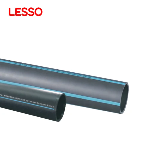 Lesso-Druck Pn10 Pn16 PE100 SDR17 SDR11 HDPE-Wasserversorgungs-PE-Rohr