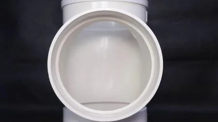 90-Grad-Winkel-PVC-Entwässerungssystemschlauch 75 * 2,3 mm weiß