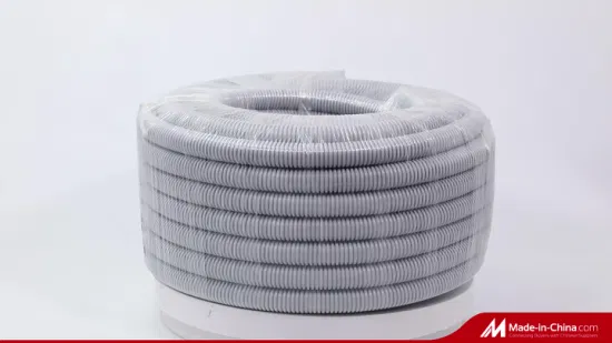 AS/NZS 2053 Flexibles Elektro-Wellrohr aus PVC aus grauem Kunststoff