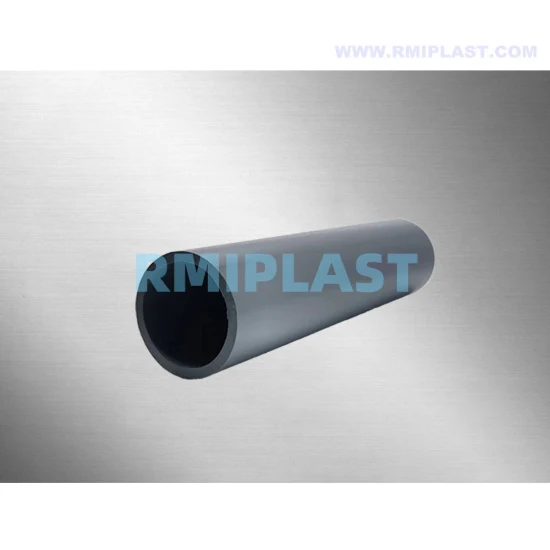 CPVC-Rohr aus DIN Pn16 400 mm Kunststoff-Muffe-Schweißrohre, dunkelgraues Rohr für Wassersysteme